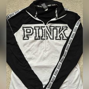 PINK Zip Up Throw Over